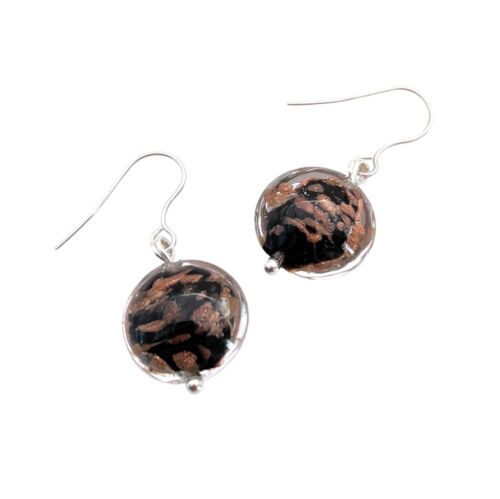Murano Glass Bead Earrings Dropper Earrings Handmade Glass Bead Earrings (MGE20) - Picture 2 of 9