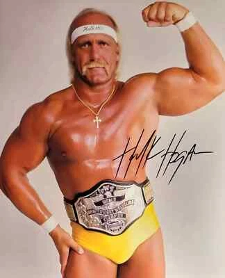 HULK HOGAN SIGNED PHOTO AUTOGRAPH WWF WWE TRUMP POSTER SIGNATURE 8.5X11 REPRINT