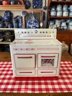 Vintage WOLVERINE Childs Play Kitchen Stove Oven Tin  Litho  Toy