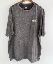 Victoria Secret PINK Dog Logo Short Sleeve Oversize Shirt  Gray  One Size  NWT