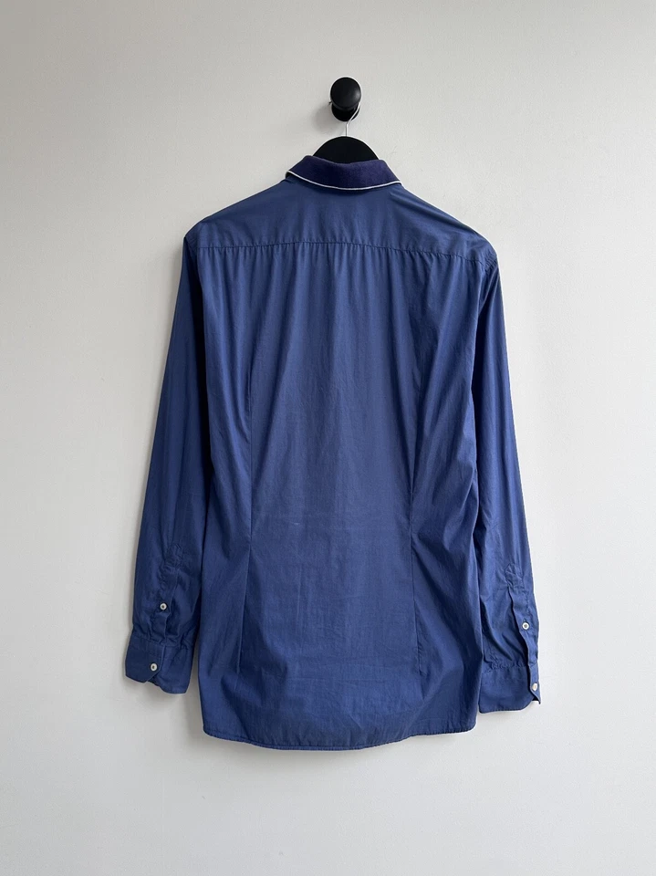 Fendi Blue Button Up Shirt Size 41 L Mens - Image 4 of 4