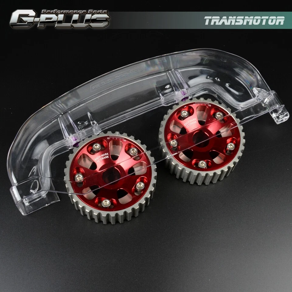 Cam Gear Timing Belt Cover Fit For Mitsubishi Eclipse 4G63 Turbo RVR EVO 1 2 3 - Image 4 of 4