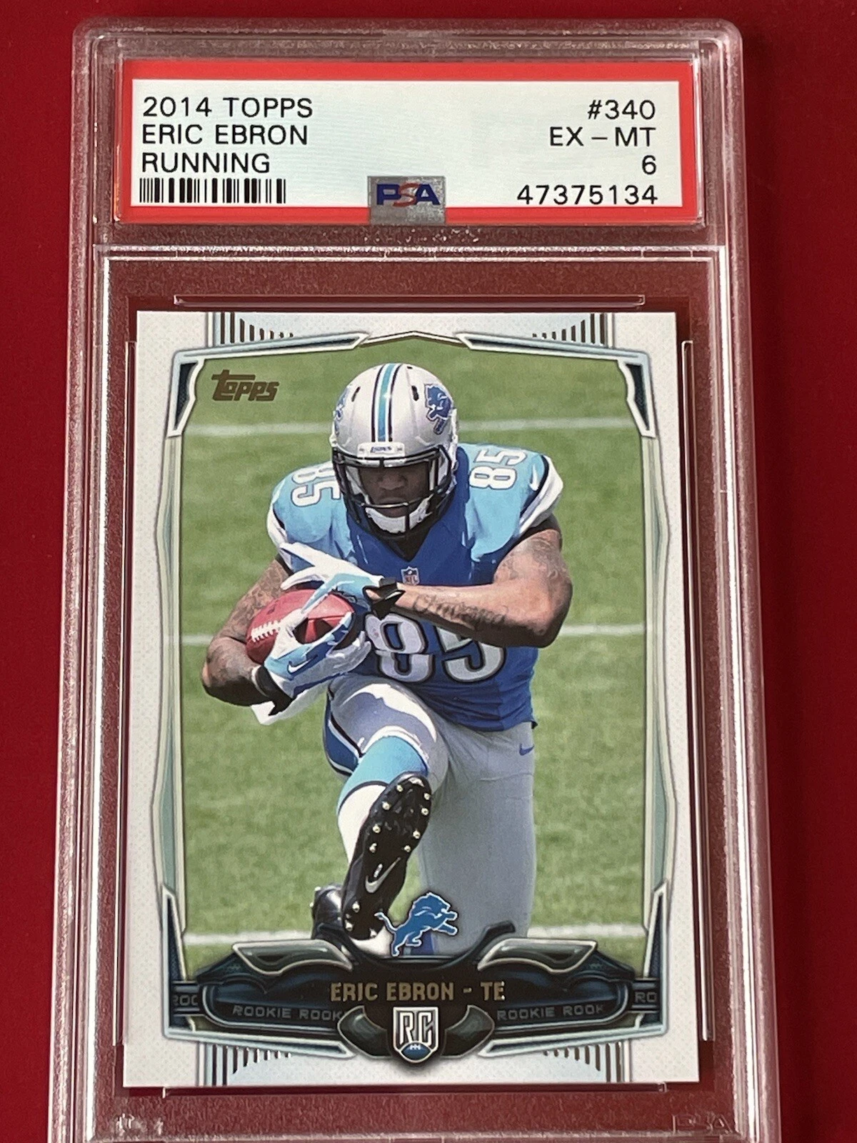 Eric Ebron Topps #340 Running