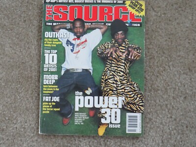 The Source magazine Rap Outkast Mobb Deep Fat Joe 2001 Top 10 Power 30 Goodie