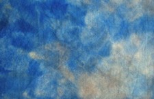 BLUE GREY WANDERING  RUG HOOKING WOOL 1/4 YARD