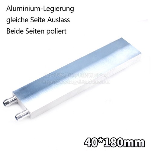 Bloque de refrigeración por agua de aluminio disipador de calor bloque de refrigeración por agua sistema para PC CPU GPU - Imagen 13 de 27