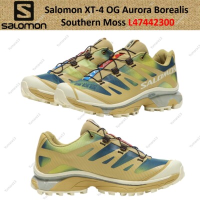 Salomon XT-4 OG Aurora Borealis Southern Moss L47442300 Men's Size