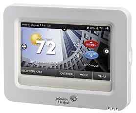 Johnson Controls T9180 Wi-Fi Thermostat with Touch Screen and Skyport Cloud Integration for Smart Home Control