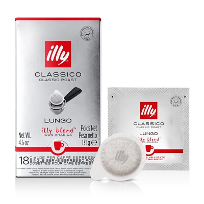 illy ESE-Pads Classico Lungo |Aromatisch | Espresso | Kaffee | Italienisch