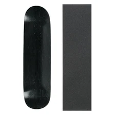 Blank Skateboard Deck   -  8.5 in - Black w/Jessup Grip