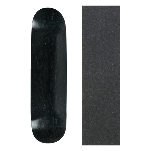 Blank Skateboard Deck   -  7.75 in - Black w/Jessup Grip - Picture 1 of 5