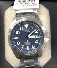 CITIZEN AT6080-53L [PROMASTER Eco Drive Radio Watch LAND Series] New