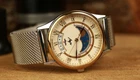 Vintage OLD stock wrist watch Luch Lunnik NOS! Star Sky FULL Moon Phase USSR