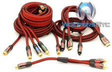 CADENCE AUDIO CAV-H5 COMPLETE HOME THEATER KIT RCA HDMI FIBER OPTIC CABLE NEW