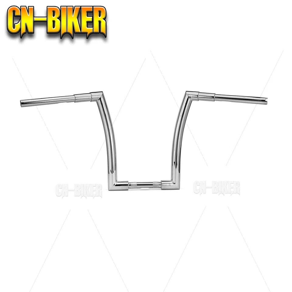 Rise 12" 14" 16" 18" Fat APE Hanger Handlebar For Harley Sportster Softail Dyna - Image 2 of 4
