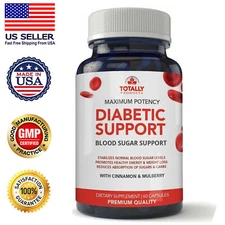 Diabetic Support Blood Sugar Control Weight Loss Supplement 60 Capsule Free Ship