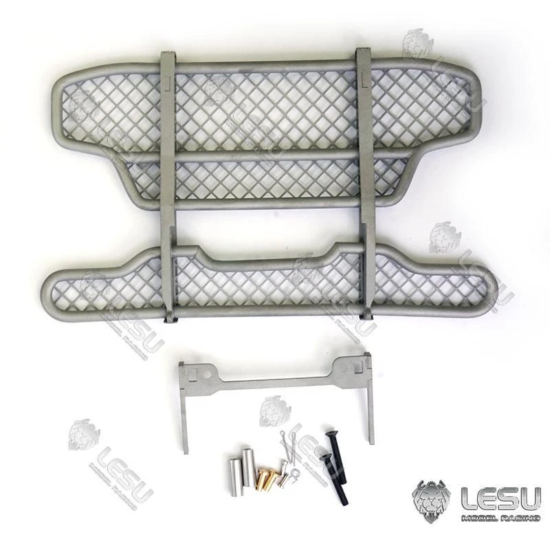 LESU Metal Front Bumper for 1/14 For TAMIYA FH16 RC Tractor Truck Model - Image 4 of 4