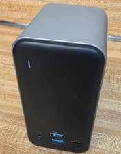 LASYNEY USB C Docking Station Dual Monitor, 15 in 2 USB C Laptop Docking w/power