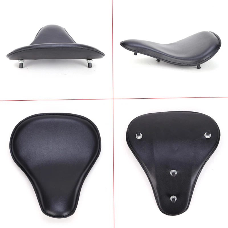Muelle de asiento Bobber Solo negro para motocicleta Honda Shadow VT 750 Nighthawk CB750 Foto 4 de 4
