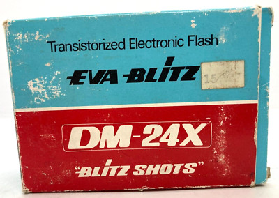 Eva Blitz DM-24X Blitz Shots - Transistorized Electronic Flash, Made in Japan