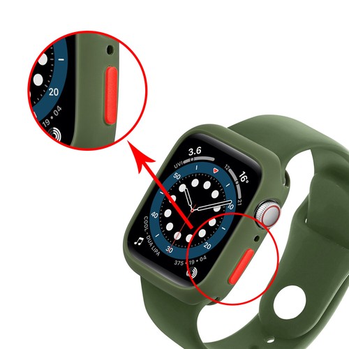 Para iWatch Series SE 6 5 4 3 Estuche de silicona para reloj accesorios para Apple - Imagen 35 de 136