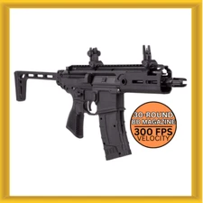 Sig Sauer CO2 MCX Rattler Air BB Rifle .177 Caliber with 3-Round Full Auto Burst
