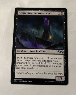 MTG: Apprentice Necromancer Ultimate Masters  UMA - Lightly Played 84