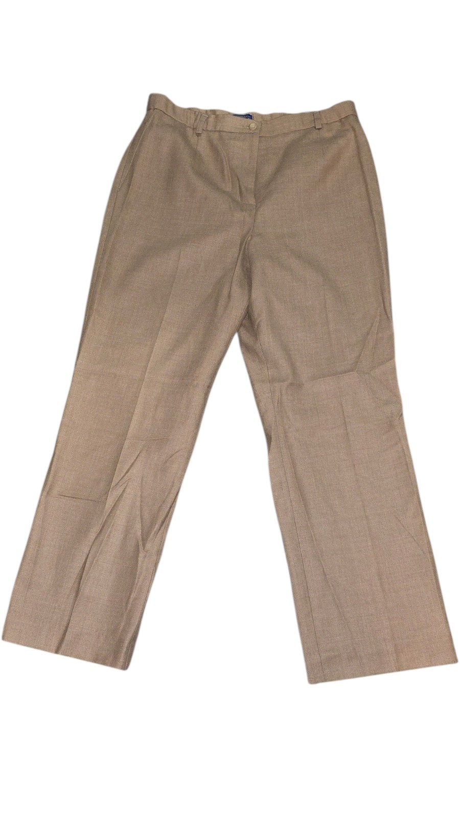 Pendleton Virgin Wool Dress Pants Women’s 12 Tan USA Made 29” Inseam