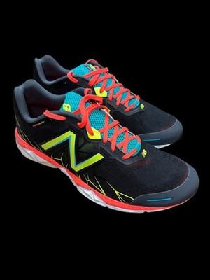 NEW BALANCE Men’s Running Sneakers Black/Yellow/Teal Size 12 M1490TS1 Men main image 4