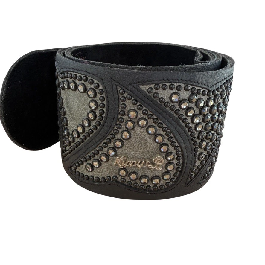 Vintage 1.75Wide Genuine Leather Black Belt Sz 28 Gold Tone & Rhinestones Buckle Galco SB1 Dress Belt - Tan - Size - 32 - Walmart.com main image 2