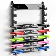 Acrylic Drum Stick Holder, Drumsticks Wall Display Stand for 8 Pair of Sticks...