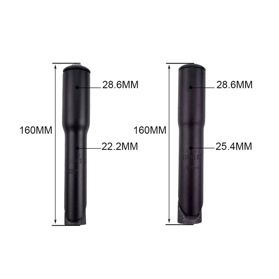 Bike Stem Riser Adapter 1 1/8'' 22.2/25.4/160mm BikeStem Extender Aluminum Alloy - Image 4 of 4
