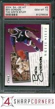 2004 SA-GE HIT THE WRITE STUFF #3 BEN GORDON RC PSA 10