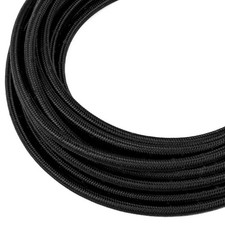 20an Braided Black Nylon Hose Line E85 Race Fuel Safe - By The Foot - Blac 20an Braided Black Nylon Hose Line E85 Race Fuel Safe - By The Foot - Blac