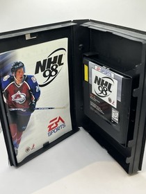 NHL 98 (Sega Genesis, 1997) Authentic CIB Complete Box & Manual