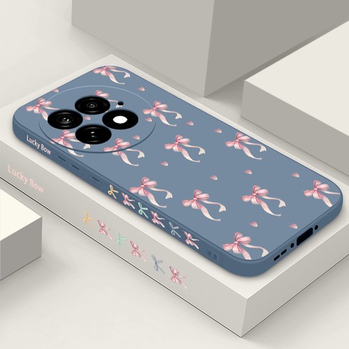 Bow Pattern Silicone Soft Phone Case For OnePlus 13R 13 12R 12 11R Ace 5 3 Cover - Picture 14 of 16