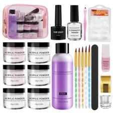 Professional Acrylic Nail Kit for Beginners - Complete Set with Tools and Suppli