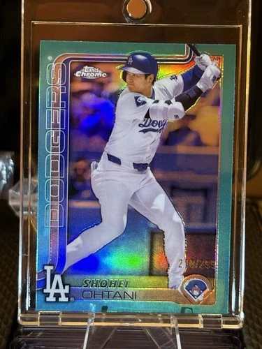 2025 Topps Chrome - Shohei Ohtani #1 Teal Refractor /299