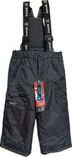 Boys/Girls - Size 4-Kamik Insulated Snow pants/bib - Dark Dash Insulated - NWT