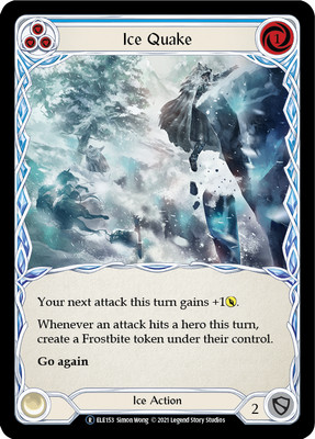 Ice Quake (Blue) [U-ELE153] (Tales of Aria Unlimited)  Unlimited Normal Near Mi