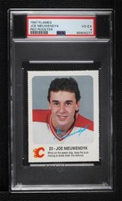 1987-88 Red Rooster Calgary Flames Joe Nieuwendyk #25 PSA 4 HOF w5p