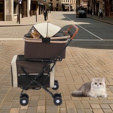 Dog  Cat Stroller Foldable Pet Stroller Foldable Pet Stroller for Small Dogs