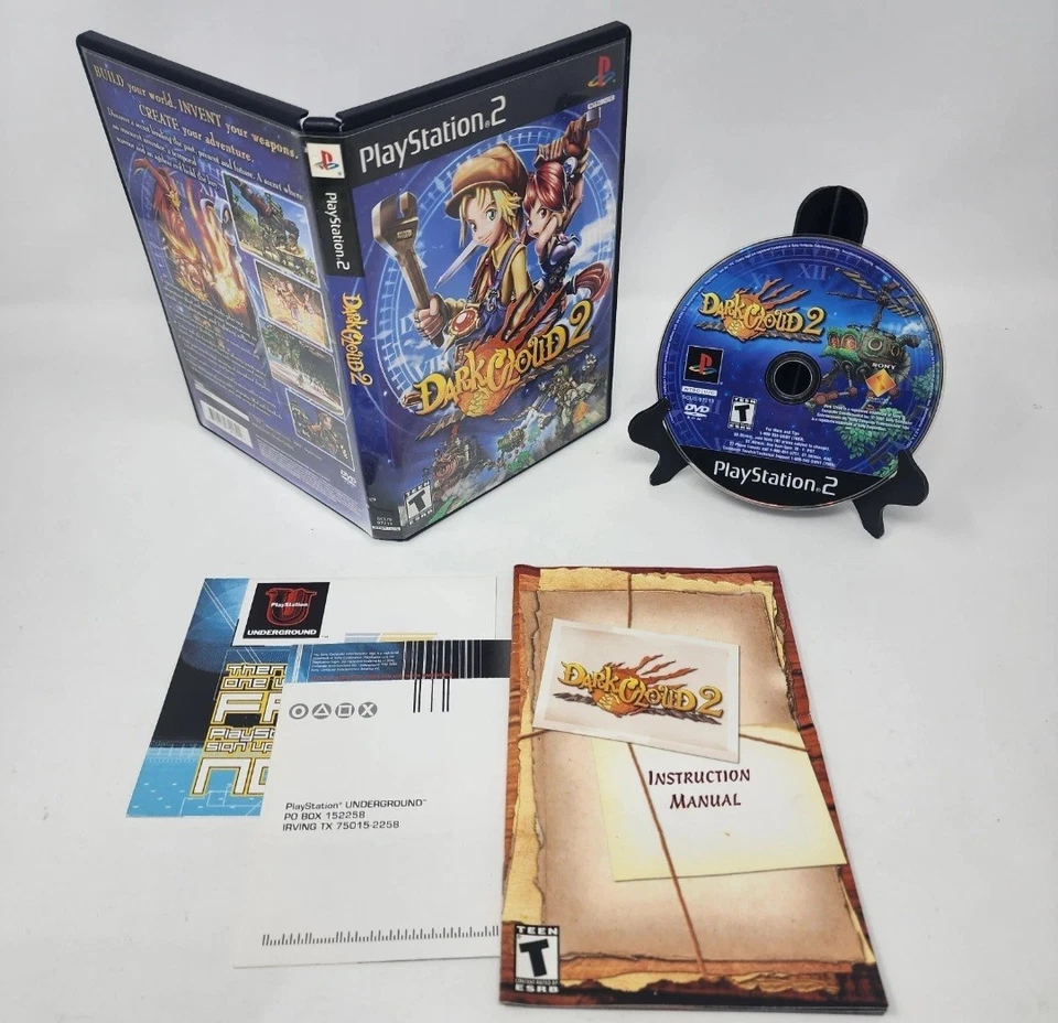 Dark Cloud 2 (Sony PlayStation 2 PS2) Complete CIB - TESTED - Image 2 of 4