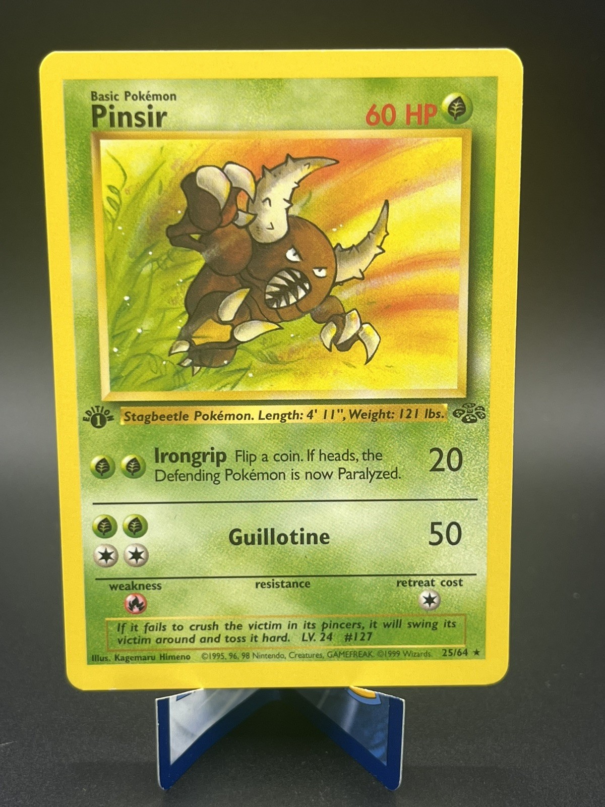 Pinsir 25/64 Jungle 1st Edition PACK FRESH NM