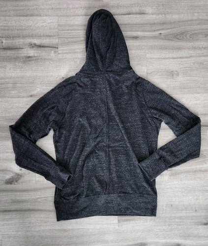 Nike Sportswear Gym Vintage Pullover Hoodie Women LG Marled Black NWOT - Picture 2 of 9