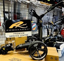 POWAKADDY CT6 ELECTRIC GOLF TROLLEY MAG LOK SUPER SLICK EX DEMO 24 HOUR DELIVERY