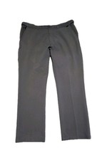 Travis Mathew Golf Pants Flat Front Chinos Stretch Waist Gray Mens 38x32 EUC
