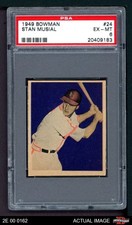 1949 Bowman #24 Stan Musial Cardinals HOF PSA 6 - EX/MT