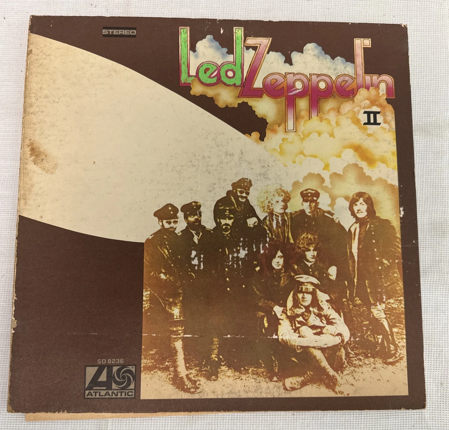 Led Zeppelin II SD 8236 Atlantic LP Gatefold Scratch READ SEE PICS