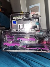 1974 CADILLAC ELDORADO & 1972 CHEVROLET C30 TRUE ROMANCE 1/64 GREENLIGHT 31180 C